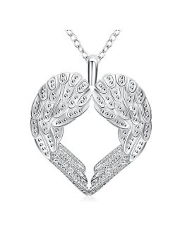 Collier Ailes d'Ange Protecteur - Plaqué Argent