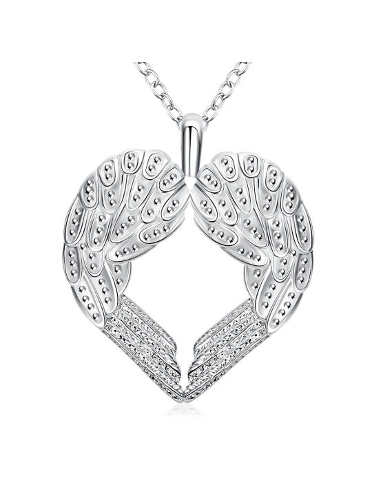 Collier Ailes d'Ange Protecteur - Plaqué Argent