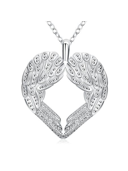 Collier Ailes d'Ange Protecteur - Plaqué Argent