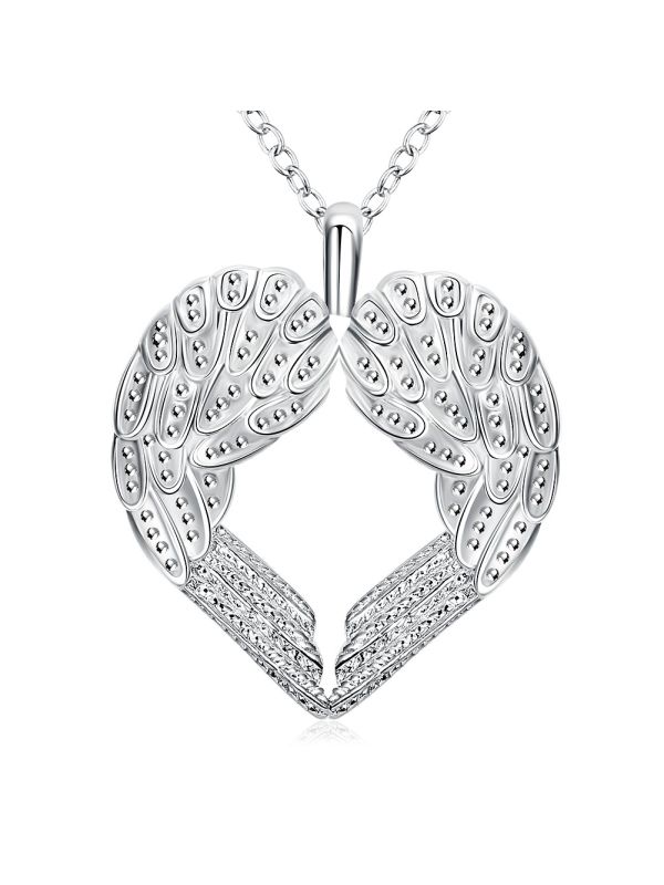 Collier Ailes d'Ange Protecteur - Plaqué Argent