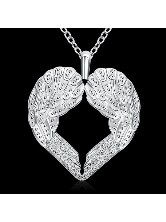 Collier Ailes d'Ange Protecteur - Plaqué Argent