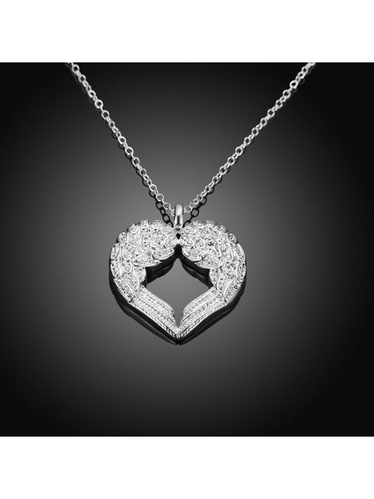 Collier Ailes d'Ange Protecteur - Plaqué Argent