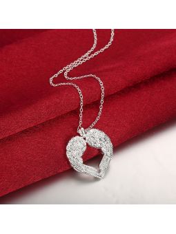 Collier Ailes d'Ange Protecteur - Plaqué Argent