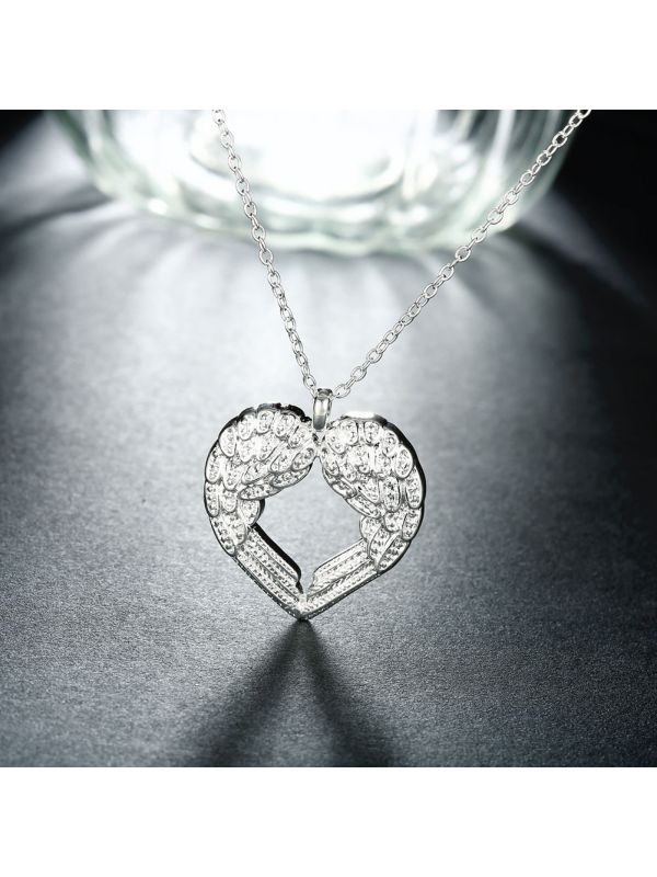 Collier Ailes d'Ange Protecteur - Plaqué Argent