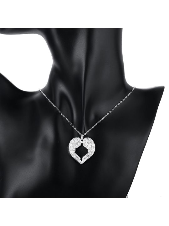 Collier Ailes d'Ange Protecteur - Plaqué Argent