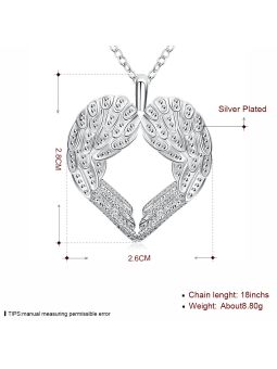 Collier Ailes d'Ange Protecteur - Plaqué Argent