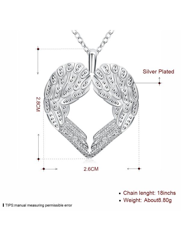 Collier Ailes d'Ange Protecteur - Plaqué Argent