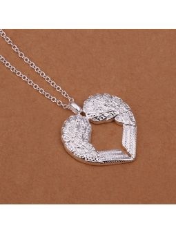 Collier Ailes d'Ange Protecteur - Plaqué Argent