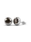 Coffret Scintillant de 7 Boucles d'Oreilles Plaquées Platine avec Cristaux Autrichiens en 7 Couleurs