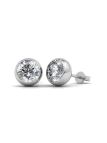 Coffret Scintillant de 7 Boucles d'Oreilles Plaquées Platine avec Cristaux Autrichiens en 7 Couleurs