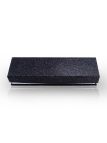 Coffret Élégance de 3 Parures en Plaqué Platine avec Cristaux Autrichiens Transparent, Rose et Fumé