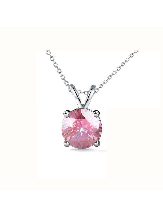 Coffret Élégance de 3 Parures en Plaqué Platine avec Cristaux Autrichiens Transparent, Rose et Fumé