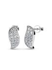Coffret de 6 Boucles d'Oreilles Plaquées Platine avec Cristaux Autrichiens