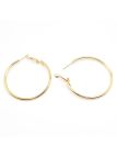 Boucles d'Oreilles en Acier Inoxydable Doré Créoles 40mm – Élégance et Statement Moderne
