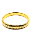 Bracelet extensible en acier inoxydable doré au design moderne
