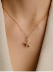Collier Doré Étoile de Mer Strassée – Éclat Marin Raffiné