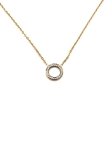 Collier Cercle Doré Pavé de Zircons – Symbole d’Harmonie et d’Éclat
