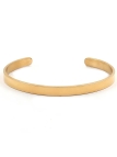 Bracelet Jonc Doré Ajustable en Acier Inoxydable – Élégance Masculine