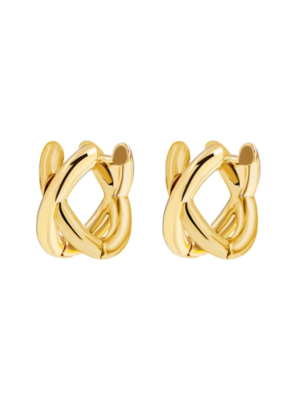 copy ofBoucles d’Oreilles Goutte Évasée – Doré en Acier Inoxydable