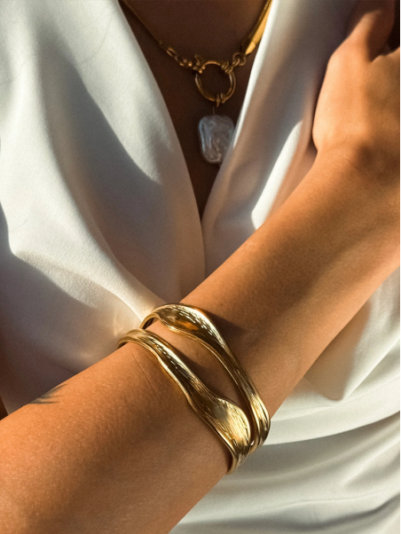 copy ofBracelet Jonc Classique – Acier Doré 6 mm