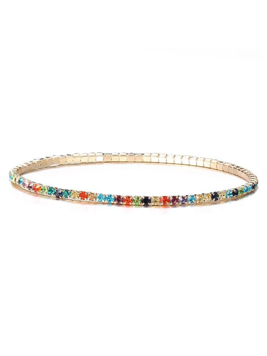 copy ofcopy ofcopy ofcopy ofBracelet Perles Doré en Acier Inoxydable avec Cristal – Élégant & Intemporel