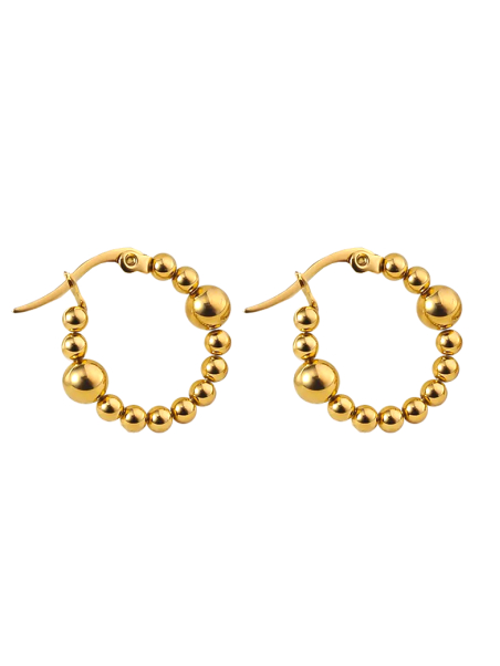 copy ofcopy ofBoucles d’Oreilles Goutte Allongée Doré en Acier Inoxydable – Élégance Minimaliste