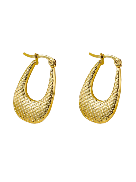 copy ofcopy ofcopy ofcopy ofBoucles d’Oreilles Goutte Allongée Doré en Acier Inoxydable – Élégance Minimaliste