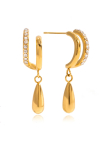 copy ofcopy ofcopy ofBoucles d’Oreilles Nœud de Cercles Entrelacés Dorées en Acier Inoxydable