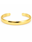 Bracelet Jonc Lisse 60 mm Plaqué Or 18K – Manchette Dorée Minimaliste