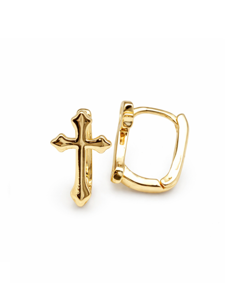 copy ofcopy ofcopy ofBoucles d’Oreilles Doubles Anneaux Texturés Dorées Plaqué Or 18K – Diamètre 35 mm