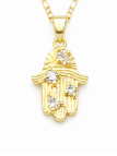 copy ofcopy ofCollier Ange & Étoile Rose Doré Plaqué Or 18K – Pendentif 30 mm