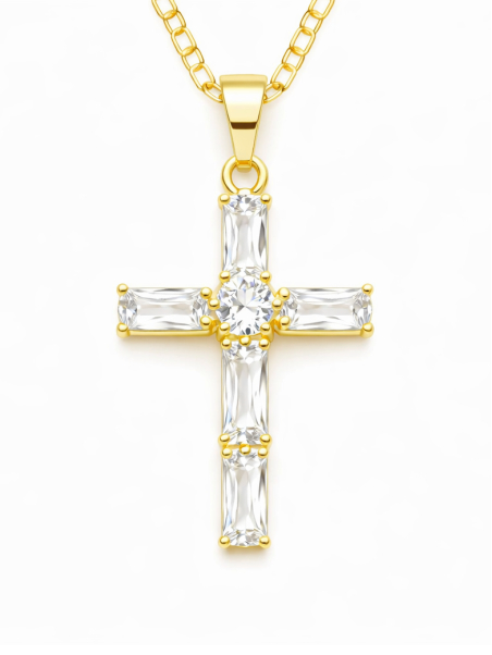 copy ofcopy ofcopy ofCollier Ange & Étoile Rose Doré Plaqué Or 18K – Pendentif 30 mm