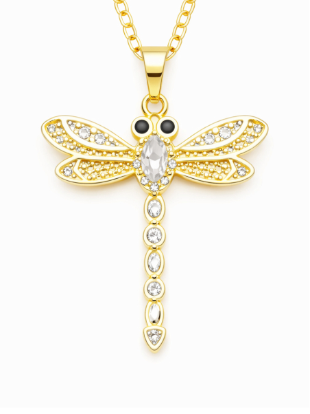 copy ofcopy ofcopy ofcopy ofCollier Ange & Étoile Rose Doré Plaqué Or 18K – Pendentif 30 mm