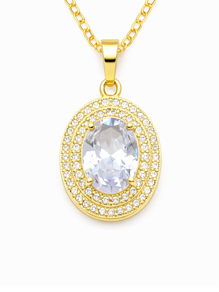 copy ofcopy ofcopy ofCollier Ange & Étoile Rose Doré Plaqué Or 18K – Pendentif 30 mm