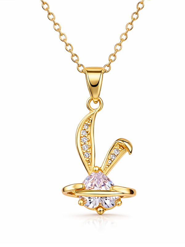 copy ofcopy ofcopy ofcopy ofcopy ofCollier Ange & Étoile Rose Doré Plaqué Or 18K – Pendentif 30 mm