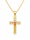 copy ofcopy ofcopy ofcopy ofCollier Ange & Étoile Rose Doré Plaqué Or 18K – Pendentif 30 mm